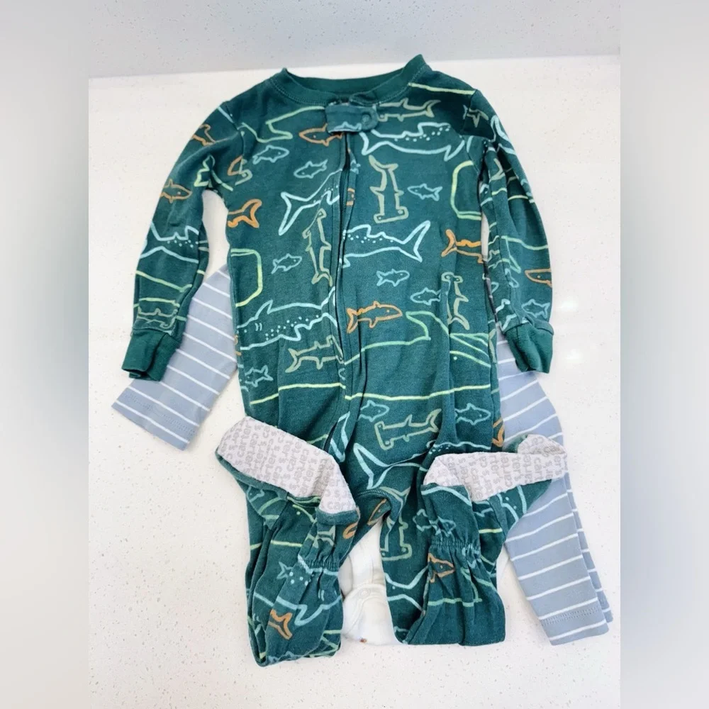 Lot Of 3 Baby Boy Clothes Size 18 M 100% Cotton